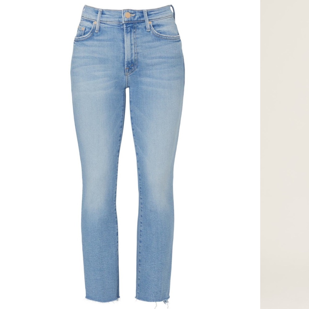 MOTHER Crop Step Fray Jeans